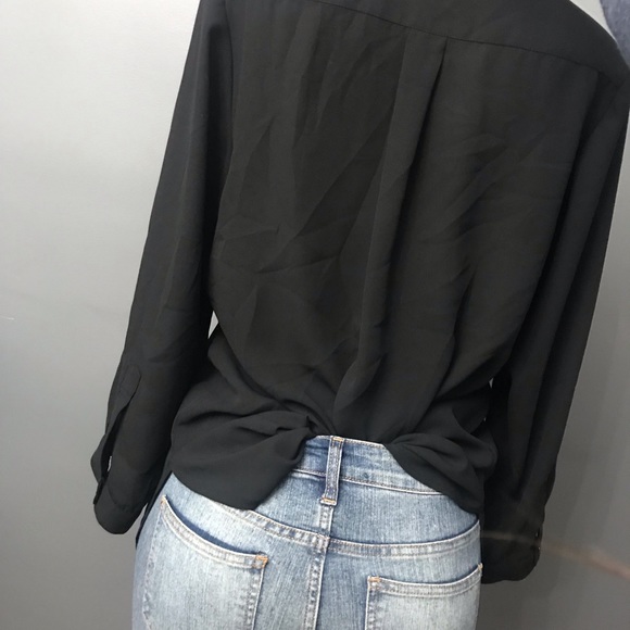 Halogen 3/4 Sleeve Dressy Top Small - Picture 3 of 6